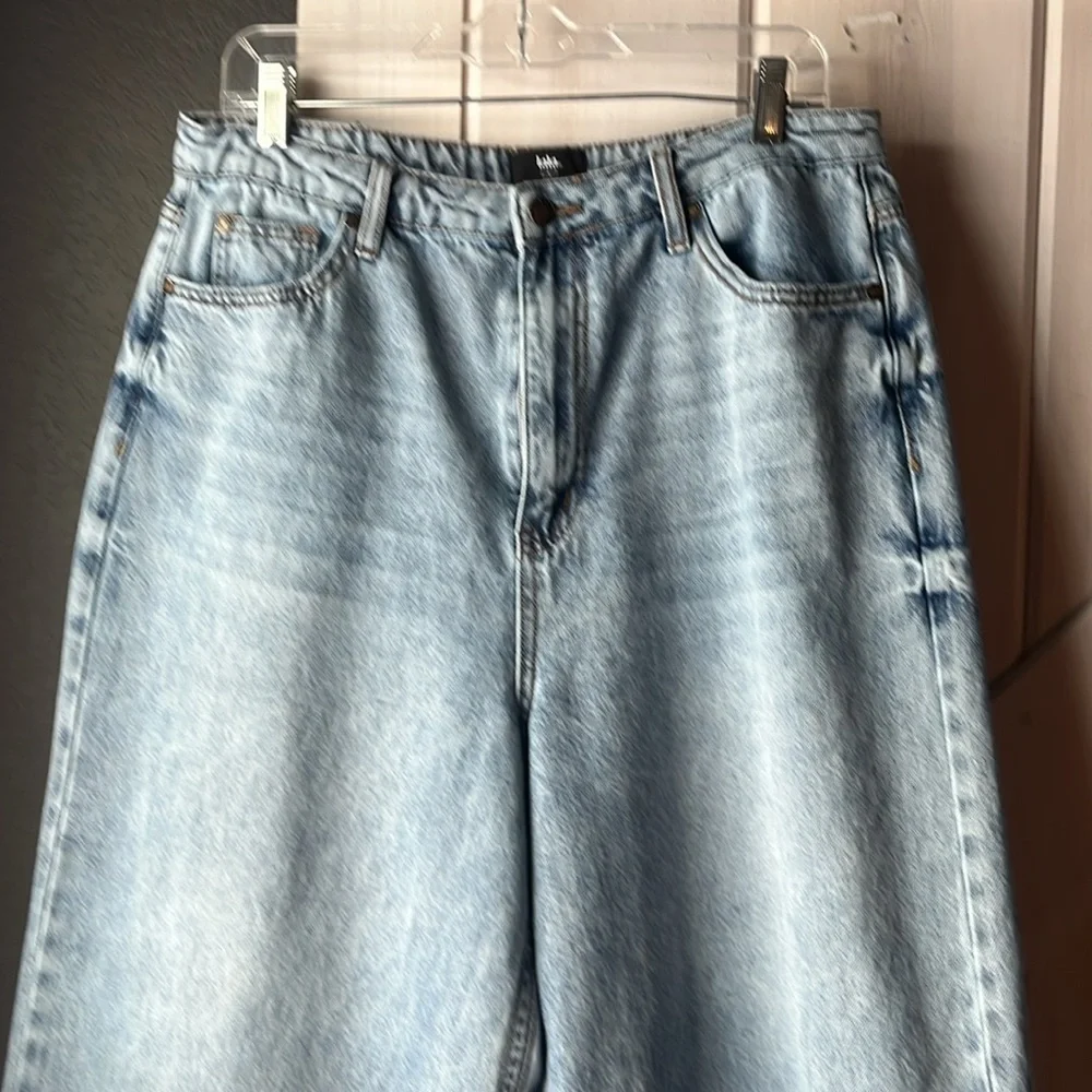 Dressed in LALA Light Blue Wide-Leg Jeans - Picture 2 of 10